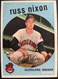 1959 Topps #344  RUSS NIXON  Cleveland Indians  MLB baseball card  EX/MT