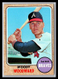 1968 Topps #476 Woody Woodward EX or Better