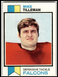 1973 Topps #91 Mike Tilleman Atlanta Falcons