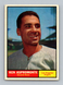 1961 Topps #176 Ken Aspromonte EXMT-NM Los Angeles Angels Baseball Card