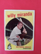 1959 Topps Willy Miranda #540 VG/EX EX