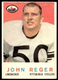 1959 Topps #124 John Reger RC Pittsburgh Steelers EX-EXMINT NO RESERVE!