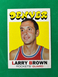 1971-72  Topps Basketball #152 Larry Brown Rookie NRMT