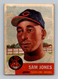 1953 Topps #6 Sam Jones LOW GRADE (read) Cleveland Indians Baseball Card