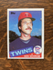 1985 TOPPS BASEBALL Minnesota Twins Ken Schrom #161 NrMt Card Free Shipping
