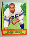 1963 Topps #34 Roger Brown RC Clean High Grade Football Card! NM