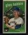 1959 Topps #334 Glen Hobbie Trading Card