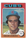 Nice 1975 Topps card of Chicago Cubs P. Oscar Zamora #604..NrMt-