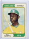1974 TOPPS BILL NORTH #345 OAKLAND A's AS SHOWN FREE COMBINED SHIPPING