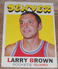 1971/72 TOPPS - LARRY BROWN #152 - DENVER ROCKETS ROOKIE CARD - EX (BB)