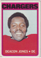 1972 TOPPS DEACON JONES RAMS CHARGERS #209 (REVIEW PICS) (VG-EX) JC-4135
