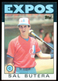 1986 Topps Baseball MLB  Card #407 Sal Butera Montreal Expos