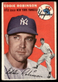 1954 Topps #62 Eddie Robinson New York Yankees VG-VGEX NO RESERVE!