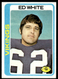 1978 Topps Ed White Minnesota Vikings #163
