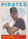 1964 TOPPS TED SAVAGE PITTSBURGH PIRATES #62 (REVIEW PICS) (VG-EX) JC-4052