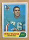 Walt Suggs 1968 Topps Football Card #94, NM+, Houston Oilers