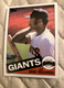 1985 Topps San Francisco Giants Baseball Card #434 Gene Richards