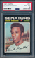 1971 Topps Baseball Elliott Maddox ROOKIE #11 PSA 8 SENATORS NM-MT