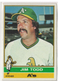 1976 Topps Baseball #221 Jim Todd Oakland Athletics A's