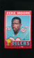 1971 Topps #43 Zeke Moore * Cornerback * Houston Oilers * EX *