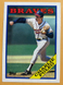 1988 TOPPS CHEWING CHARLIE PULEO / BRAVES  #179 BASEBALL CARD