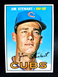 1967 TOPPS "JIM STEWART" CHICAGO CUBS #124 NM/NM+ (COMBINED SHIP)