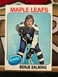 Borje Salming 1975-76 Topps NHL Hockey #283