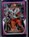 2022 Bowman University Chrome Will Shipley Pink Refractor Rookie RC #73