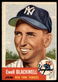 1953 Topps #31 Ewell Blackwell New York Yankees VG-VGEX SET BREAK!