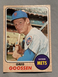 1968 Topps #386 Greg Goossen BASEBALL New York Mets