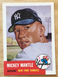 1991 Topps Archives Mickey Mantle #82 The Ultimate 1953 Series Yankees HOF