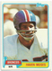 1981 Topps Football Card #187 Haven Moses / Denver Broncos