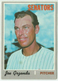 1970 Topps Baseball #691 Joe Grzenda - Washington Senators HI#