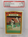 1972 Topps ALAN GALLAGHER #694 In Action High Numbers PSA 8 NM-MT