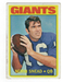 1972 Topps  #118  Norm Snead  New York Giants  VG-EX Condition  All Star
