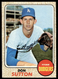 1968 Topps #103 Don Sutton Los Angeles Dodgers VG-VGEX NO RESERVE!