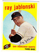 1959 TOPPS #342 RAY JABLONSKI San Francisco Giants Baseball Card