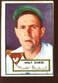 1952 Topps Baseball Card #164 Walt Dubiel