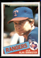 1985 Topps Alan Bannister Texas Rangers #76
