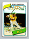1980 Topps #482 Rickey Henderson Rookie VGEX-EX Oakland Athletics RC Card (B2)