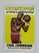 1971-72 Topps Basketball Gus Johnson Baltimore Bullets Card #77