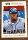 2003 Playoff Portraits - #23 Vernon Wells - Near Mint - Pulled & Sleeved