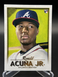 2018 Topps Gallery #140 Ronald Acuna Jr Rookie RC Braves SHARP! LOOK!