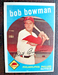 1959 Topps  #221   Bob Bowman   Outfield   Philadelphia Phillies  FREE shipping