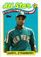 1989 Topps Darryl Strawberry All Star #390 Mets