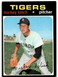1971 Topps #133 Mickey Lolich Mid Grade Vintage Baseball Card Detroit Tigers