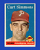 1958 Topps Set-Break #404 Curt Simmons EX-EXMINT *GMCARDS*