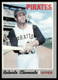 1970 Topps Roberto Clemente Pittsburgh Pirates #350