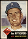1953 Topps #137 John Rutherford Brooklyn Dodgers VG-VGEX SET BREAK!