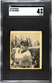 1948 BOWMAN baseball #6-YOGI BERRA-HOF GREAT ROOKIE CARD-GRADED SGC 4-VG to EX!